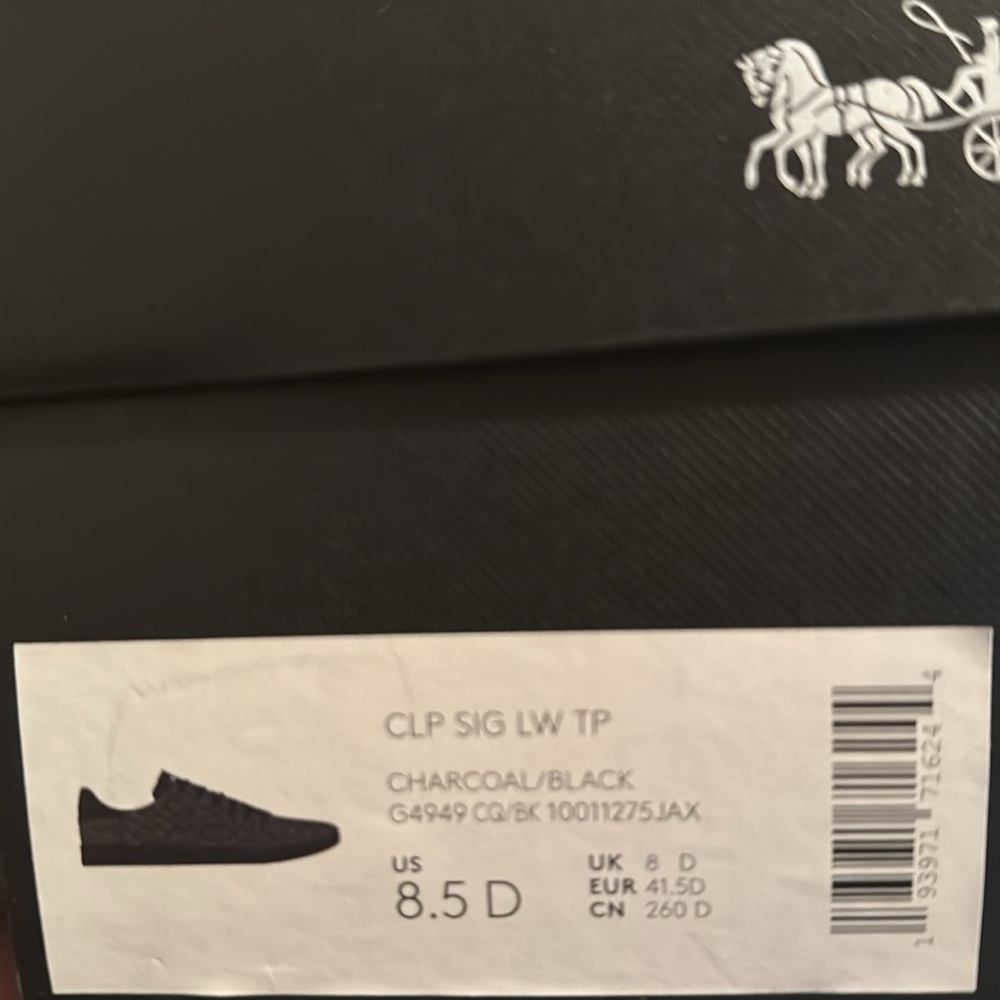 Men’s black Luxury Coach Sneakers - Picture 4 of 5